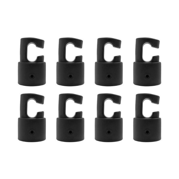 Upperbounce Enclosure G shaped Pole Caps-Fits for 1.5" Dia. Pole UBPC-FG-8